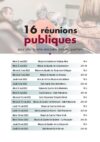 Réunions publiques