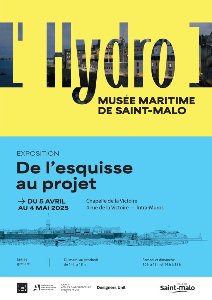 affiche expo de l'esquisse au projet Hydro