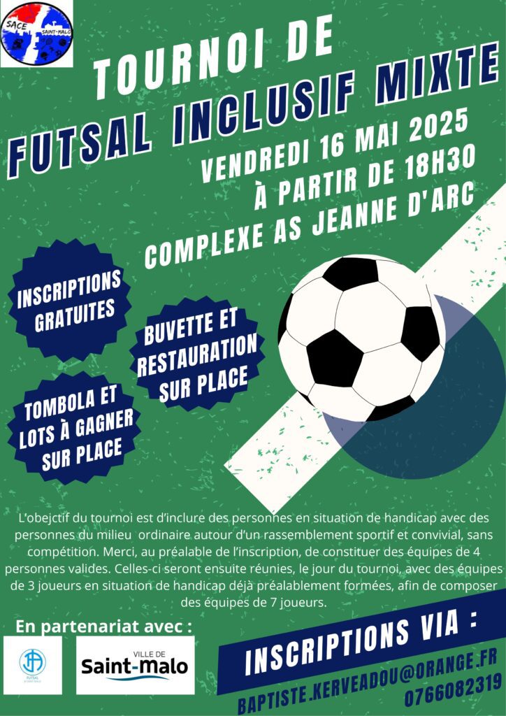 Compétition sportive touroi de footsal inclusif mixte