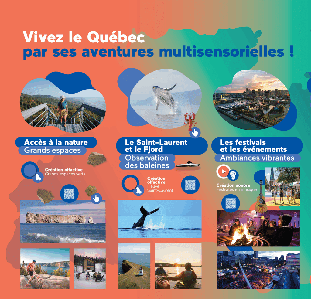 Vivez le Québec apr ses aventures multisensoriellesontale
