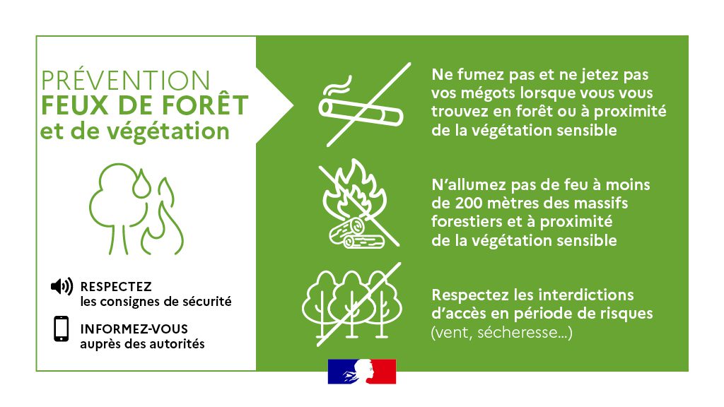 Prévention feux de foret et de vegetation