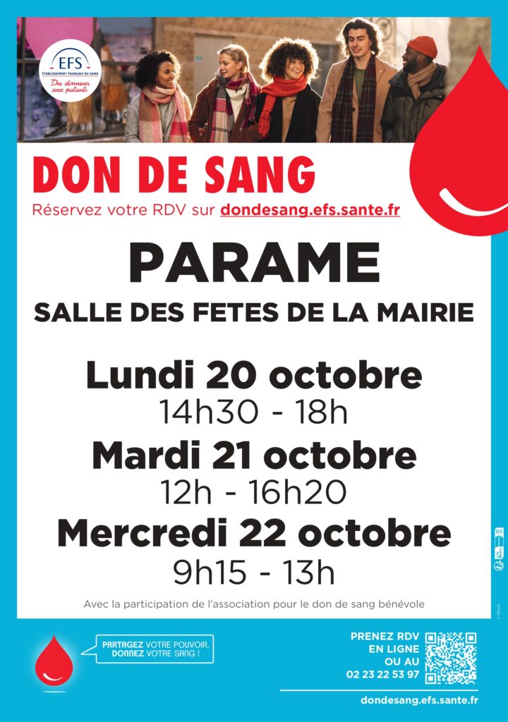 Don du sang Paramé