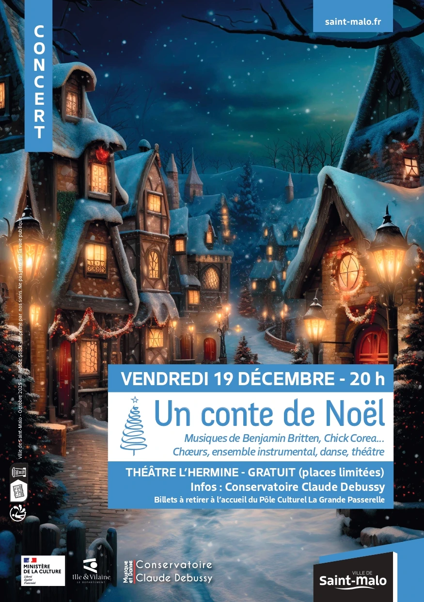 Affiche du concert de noel 2025