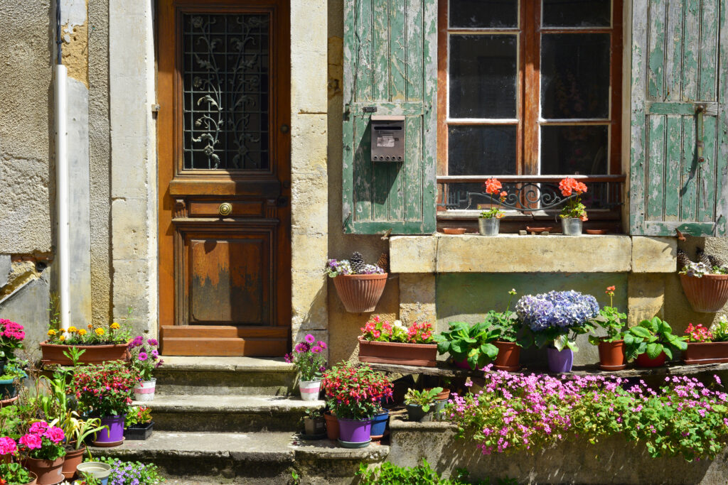 Maisons fleuries