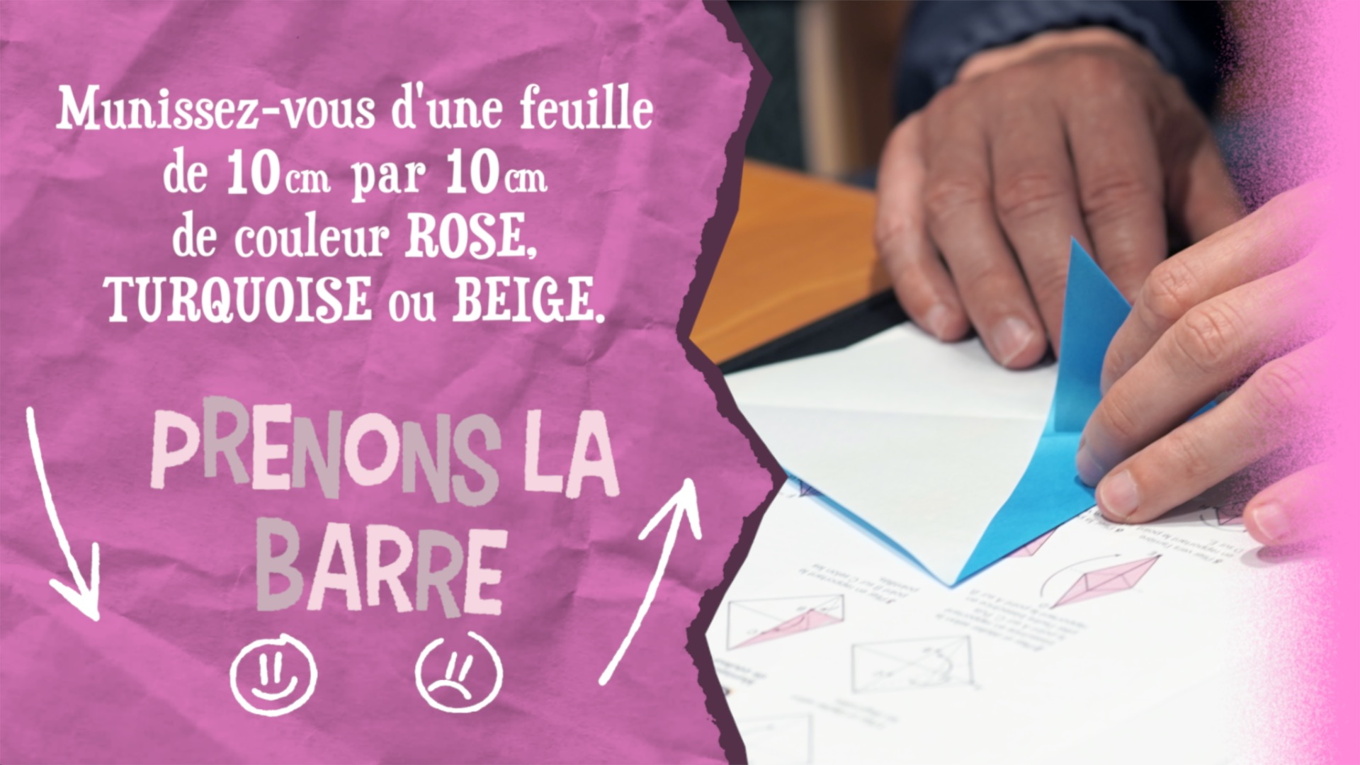 Prenons la barre